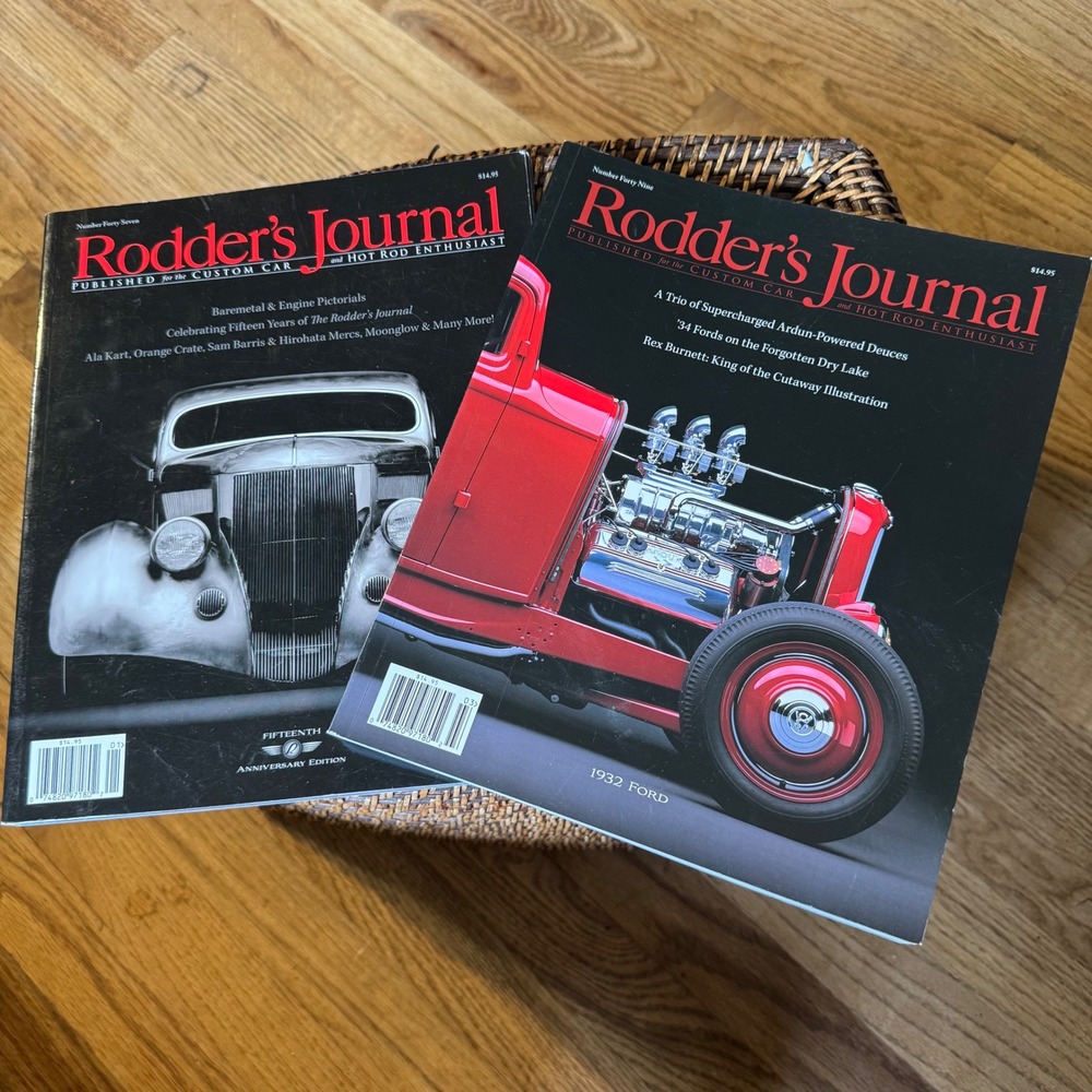The Rodder's Journal Magazine Lot Issues 47 49 Hot Rod Custom Car Enthusiast